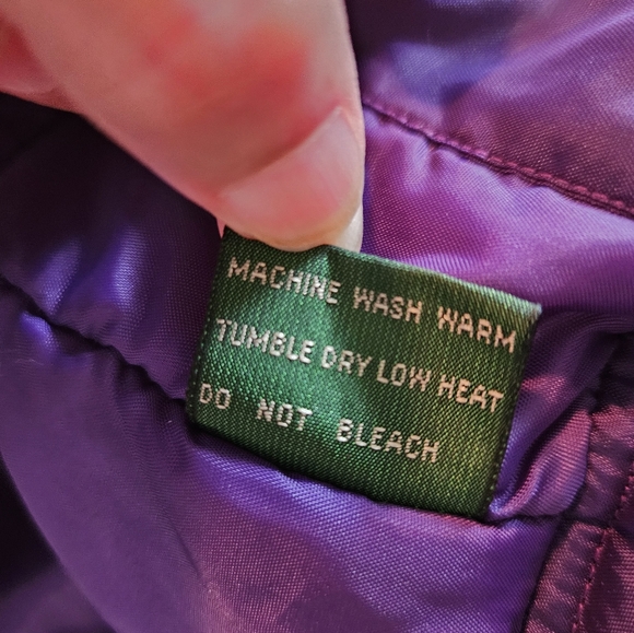 Vtg St John's Bay Women's Purple Wind Breaker Ski  Jacket Tribal Medium 80s-90s - Picture 14 of 14